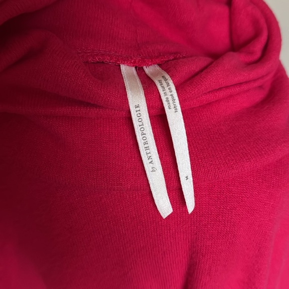 Anthropologie Women’s Pink Cecilia Sleeve Turtleneck Sweater Size Medium - Picture 7 of 8